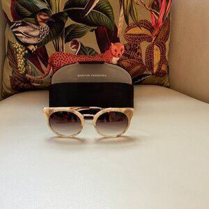 Barton Perreira Dovima White tortoise shell sunglasses